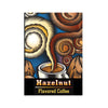 Hazelnut flavored coffee, 5lb Bulk label
