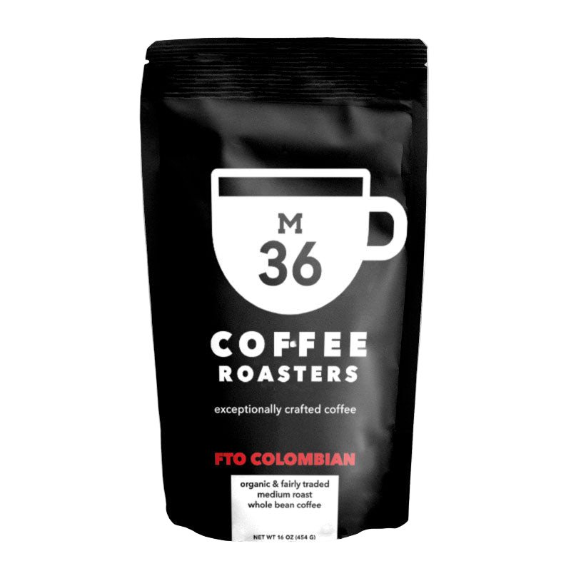 FTO Colombian, mild with sweet floral notes | M36 Coffee Roasters