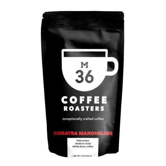 sa Sumatra Mandheling, earthy with hints of spice and chocolate - m36coffeeroasters